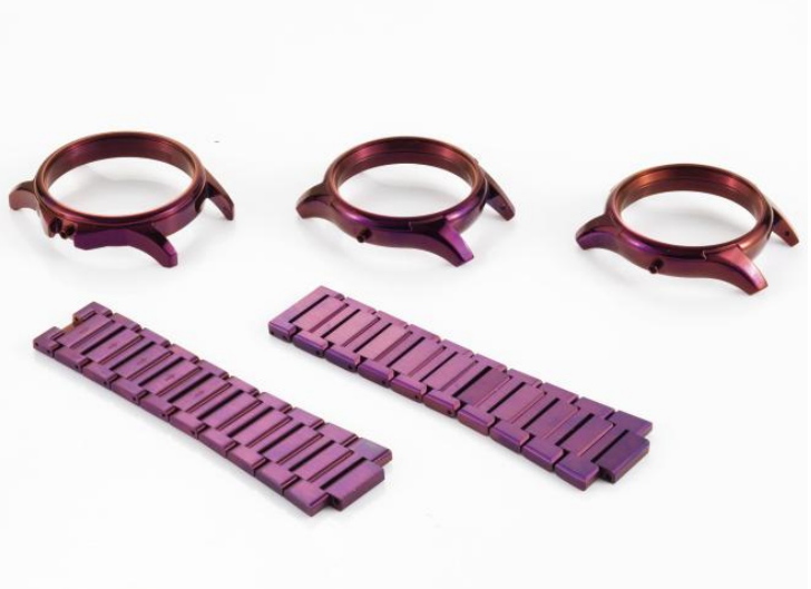 手表壳、钢带 IP紫红